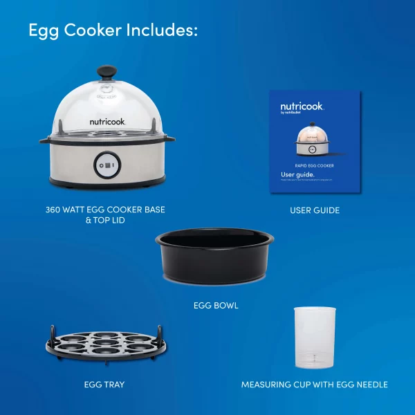 Nutricook Egg Cooker 360W