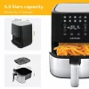 ⁦Nutricook Rapid Airfryer 2 Silver, 5.5L⁩ - الصورة ⁦5⁩