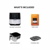 ⁦Nutricook Rapid Airfryer 2 Silver, 5.5L⁩ - الصورة ⁦9⁩