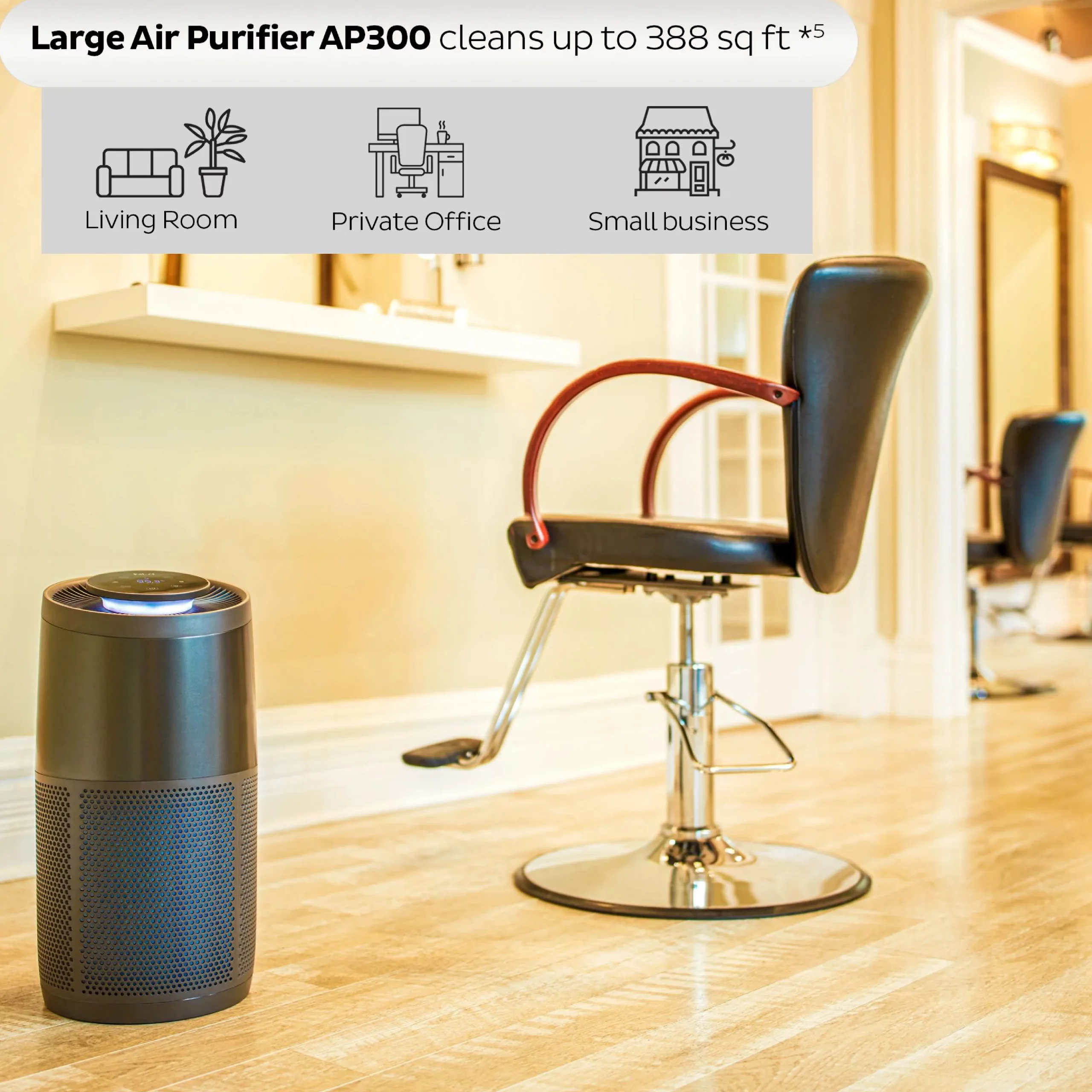 Instant AP200 Air Purifier HEPA Filter Auto Mode w/ Air Quality Sensor -  Black