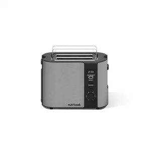 Nutricook 2 Slice Stainless Steel LED Digital Toaster, 800 Watt