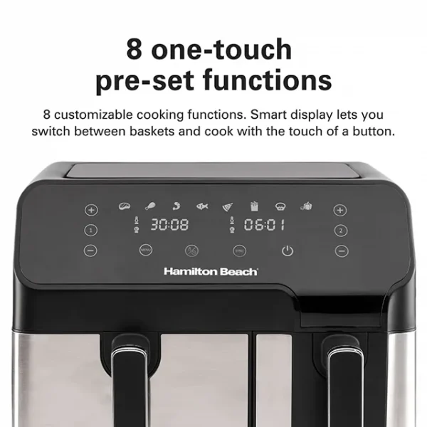 Hamilton Beach Dual Size Air Fryer 8.5L - Image 6