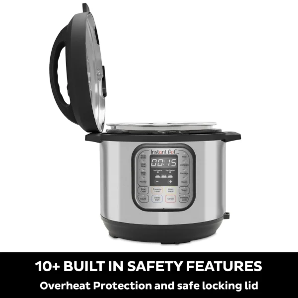 Instant Pot Duo, 8L Electric Pressure Cooker, 1200W 7-in-1 Smart Multi Cooker - Image 2